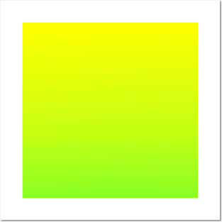 preppy spring summer Pastel yellow lime green ombre Posters and Art